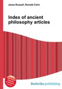 Index of ancient philosophy articles