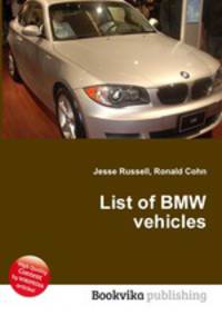 List of BMW vehicles