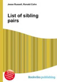 List of sibling pairs
