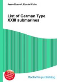 List of German Type XXIII submarines