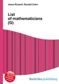 List of mathematicians (G)