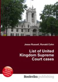 List of United Kingdom Supreme Court cases