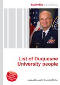 List of Duquesne University people