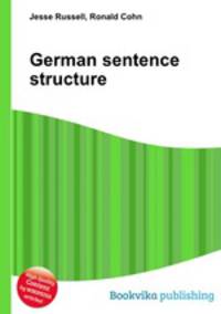 German sentence structure