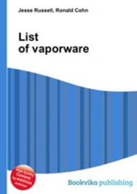List of vaporware