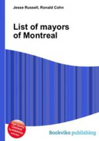 List of mayors of Montreal