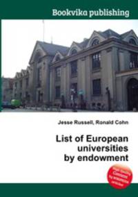 List of European universities by endowment