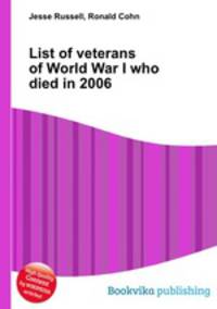 List of veterans of World War I who died in 2006