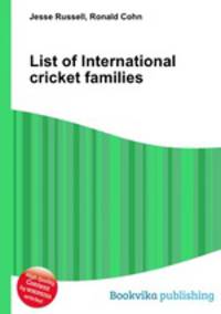 List of International cricket families