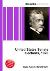 United States Senate elections, 1920