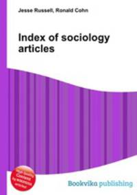 Index of sociology articles