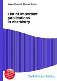 List of important publications in chemistry