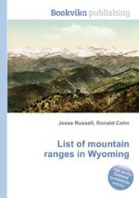 List of mountain ranges in Wyoming