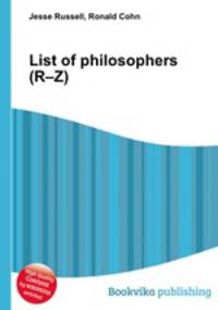 List of philosophers (R–Z)