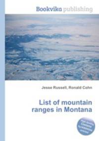 List of mountain ranges in Montana