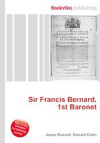 Sir Francis Bernard, 1st Baronet