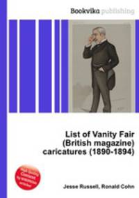 List of Vanity Fair (British magazine) caricatures (1890-1894)