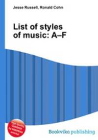 List of styles of music: A–F