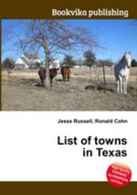 List of towns in Texas