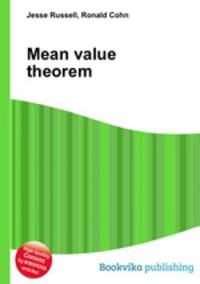 Mean value theorem