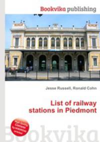 List of railway stations in Piedmont