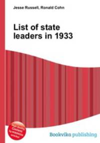 List of state leaders in 1933