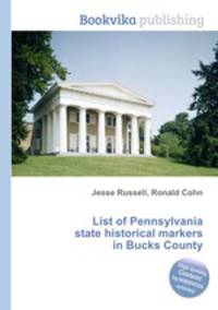 List of Pennsylvania state historical markers in Bucks County