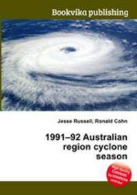 1991–92 Australian region cyclone season