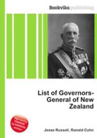 List of Governors-General of New Zealand