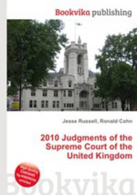 2010 Judgments of the Supreme Court of the United Kingdom