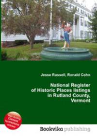 National Register of Historic Places listings in Rutland County, Vermont