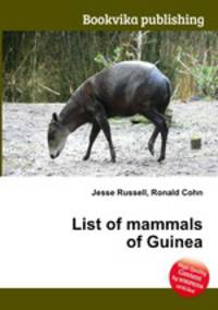 List of mammals of Guinea