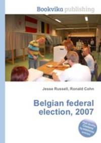Belgian federal election, 2007
