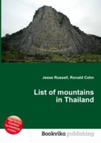 List of mountains in Thailand