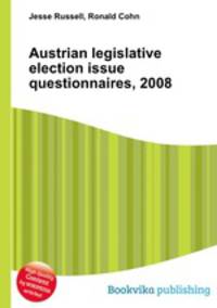 Austrian legislative election issue questionnaires, 2008