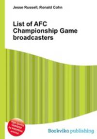 List of AFC Championship Game broadcasters