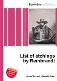 List of etchings by Rembrandt