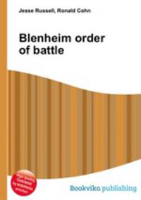 Blenheim order of battle