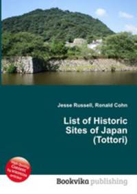 List of Historic Sites of Japan (Tottori)