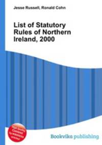 List of Statutory Rules of Northern Ireland, 2000