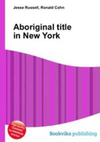 Aboriginal title in New York