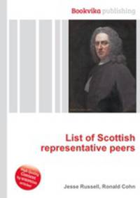 List of Scottish representative peers