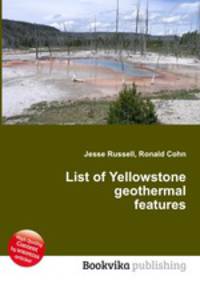 List of Yellowstone geothermal features