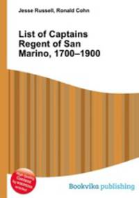 List of Captains Regent of San Marino, 1700–1900