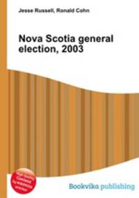 Nova Scotia general election, 2003