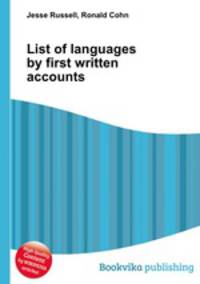 List of languages by first written accounts
