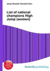 List of national champions High Jump (women)