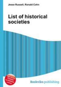 List of historical societies