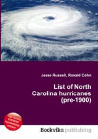 List of North Carolina hurricanes (pre-1900)
