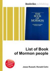 List of Book of Mormon people